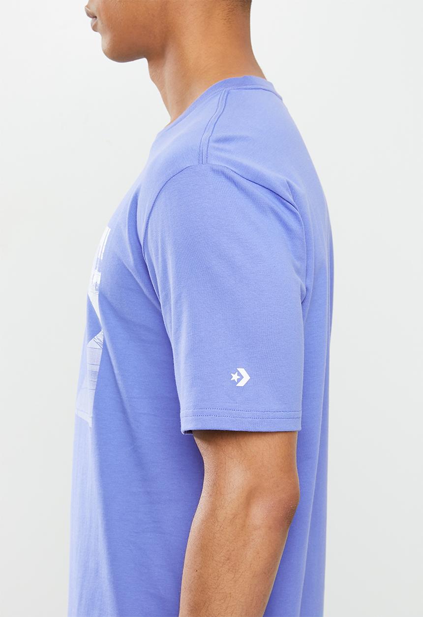 Converse - Converse photo fill star chevron tee - blue