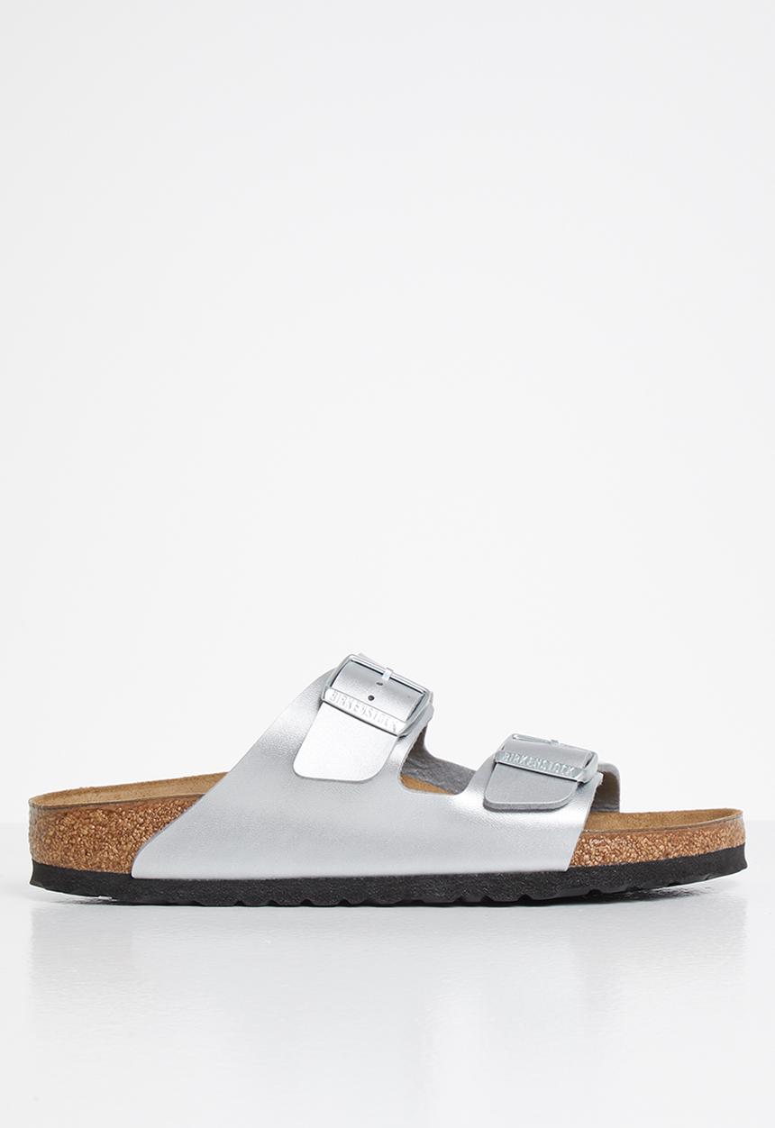 Birkenstock - Arizona birko-flor narrow - silver