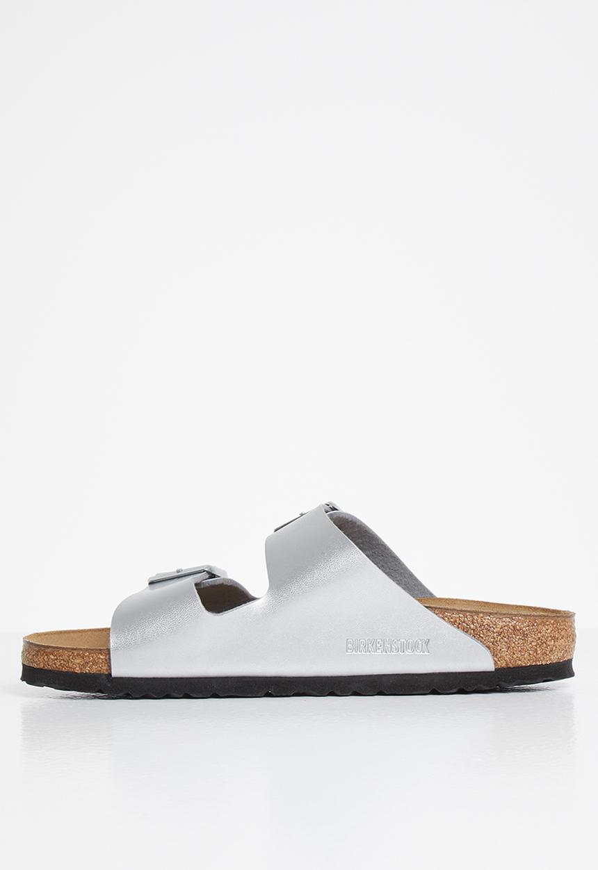 Birkenstock - Arizona birko-flor narrow - silver