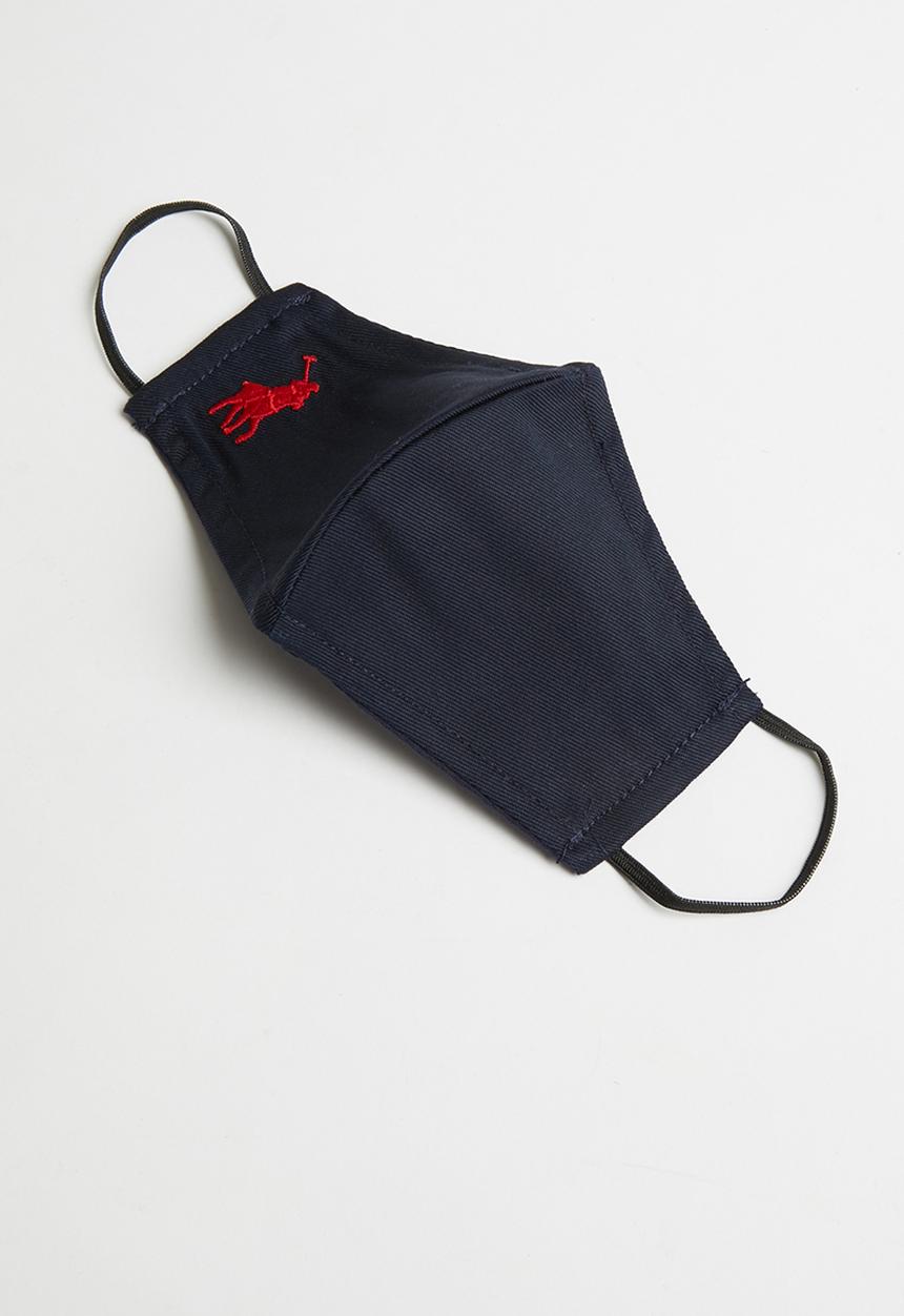 POLO - Kids polo branded mask - navy