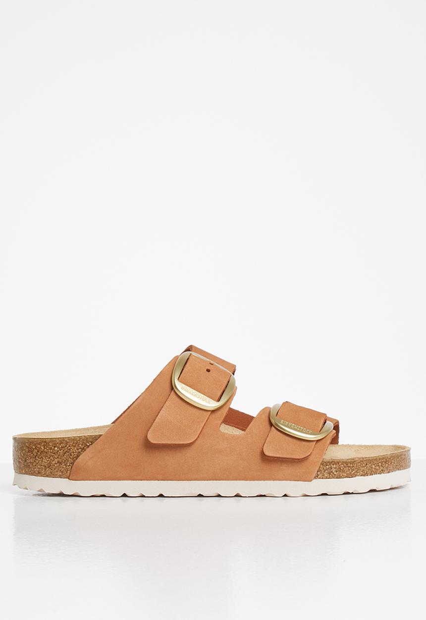 Birkenstock - Arizona big buckle nubuck leather narrow - tan