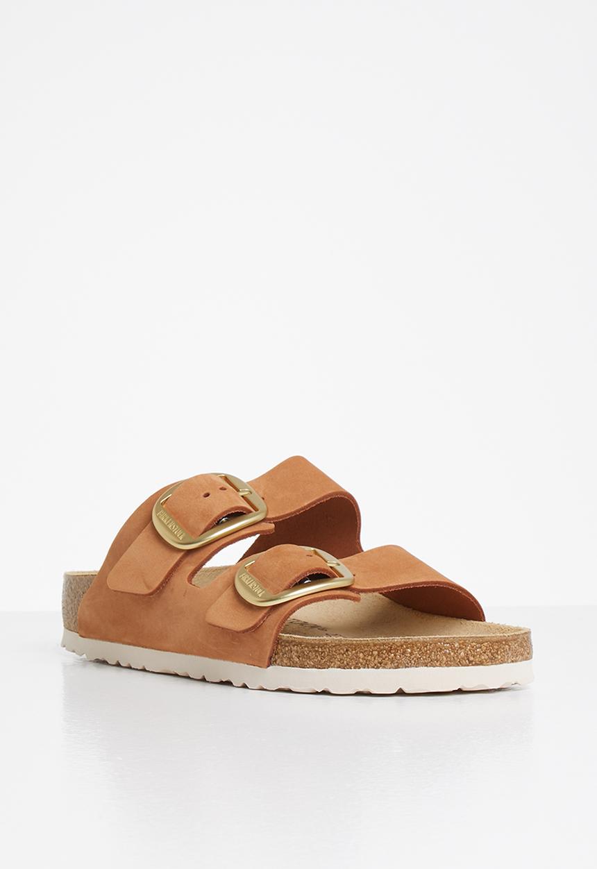 Birkenstock - Arizona big buckle nubuck leather narrow - tan