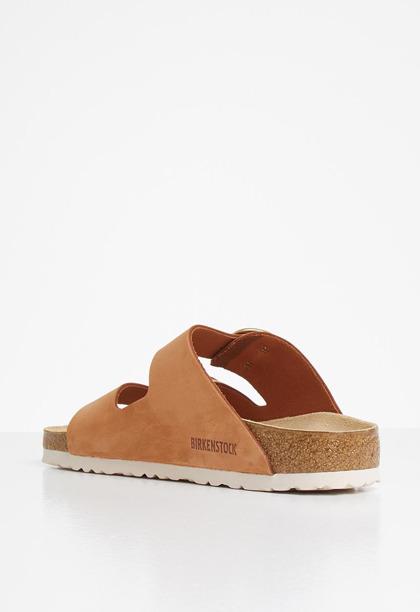Birkenstock - Arizona big buckle nubuck leather narrow - tan