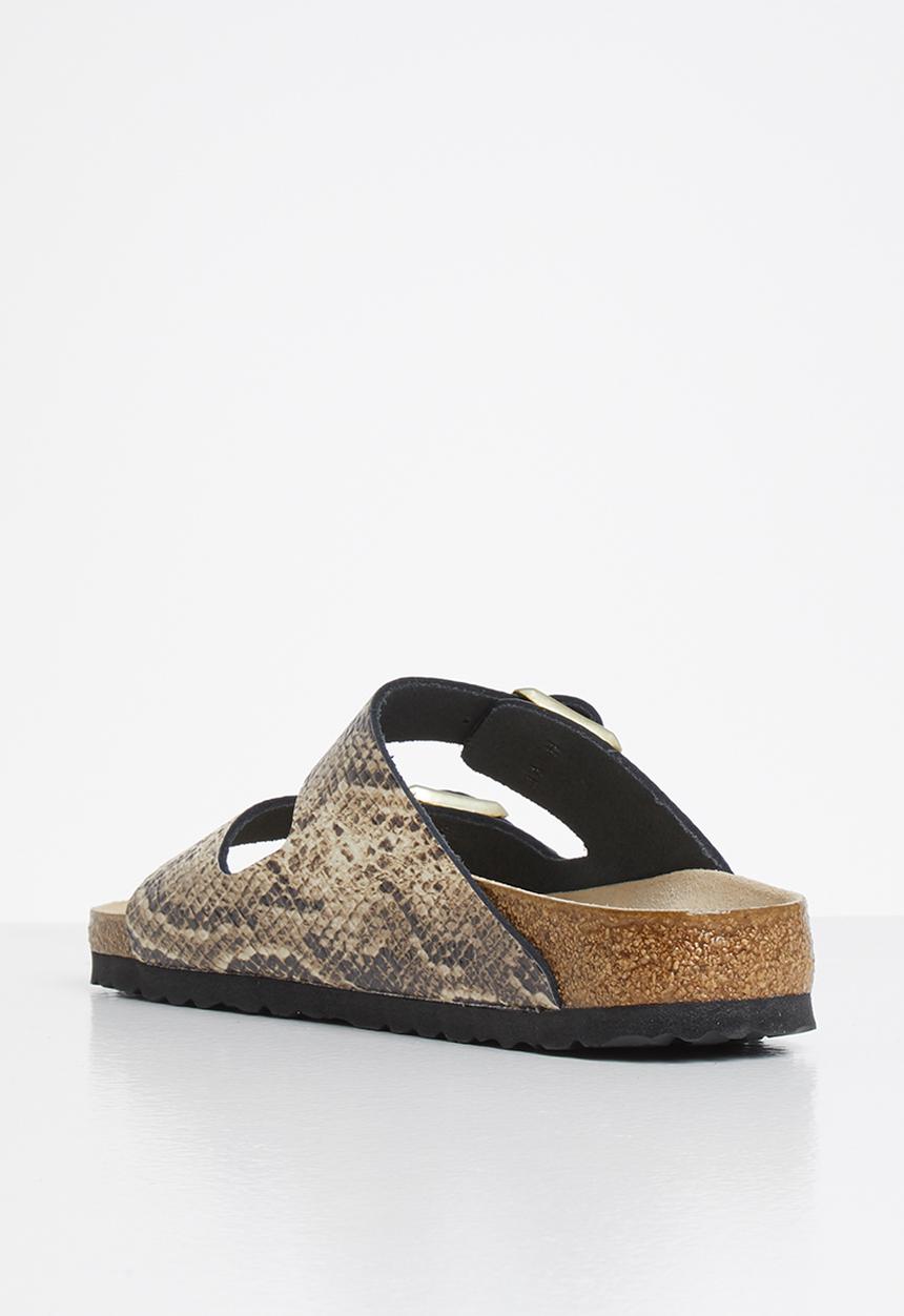 Birkenstock - Arizona embossed leather narrow - beige