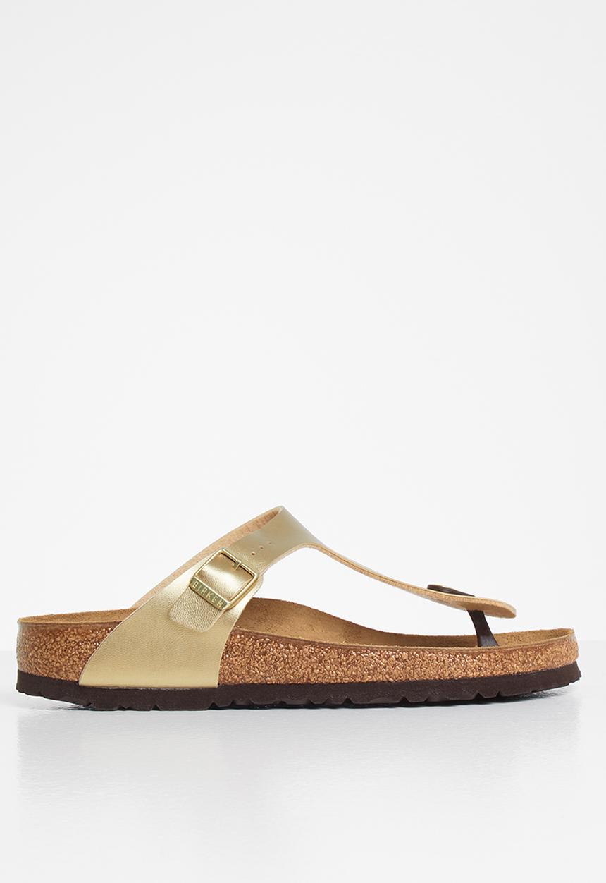 Birkenstock - Gizeh birko-flor narrow - gold