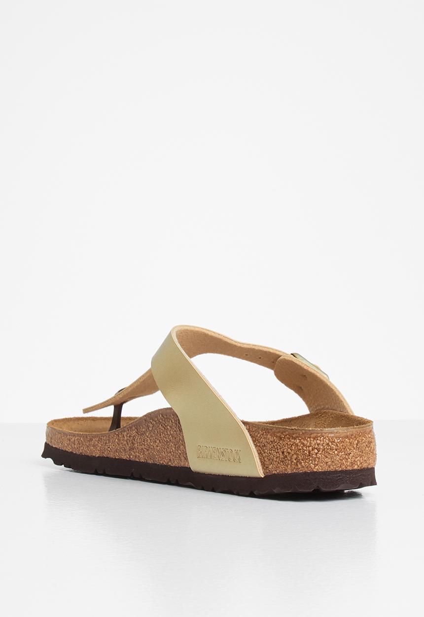 Birkenstock - Gizeh birko-flor narrow - gold