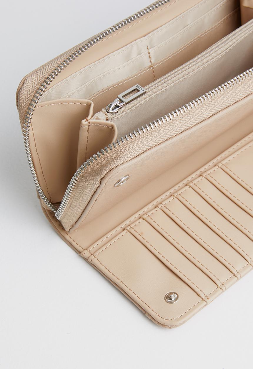 GUESS - Modesto slg multi zip w/wrist- caramel