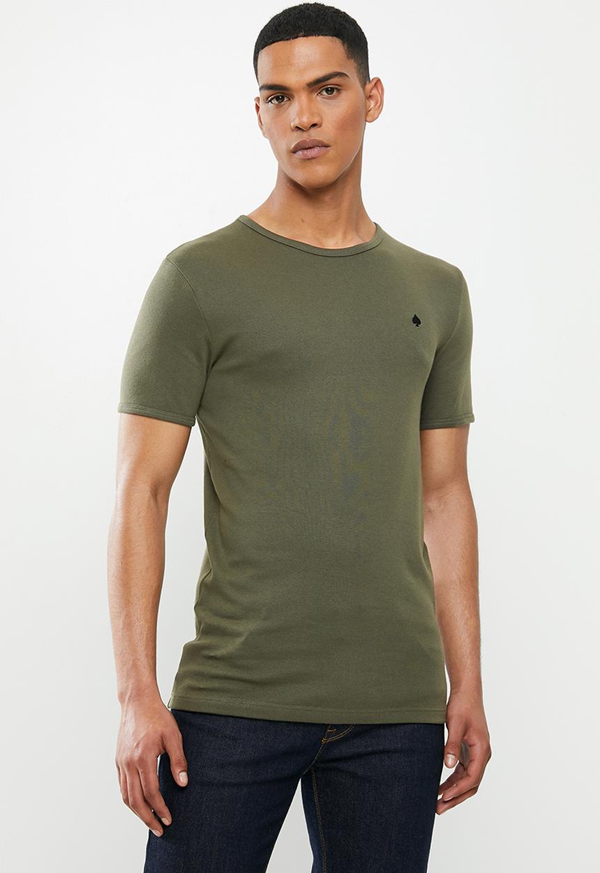 STYLE REPUBLIC - Ace crew neck tee - olive
