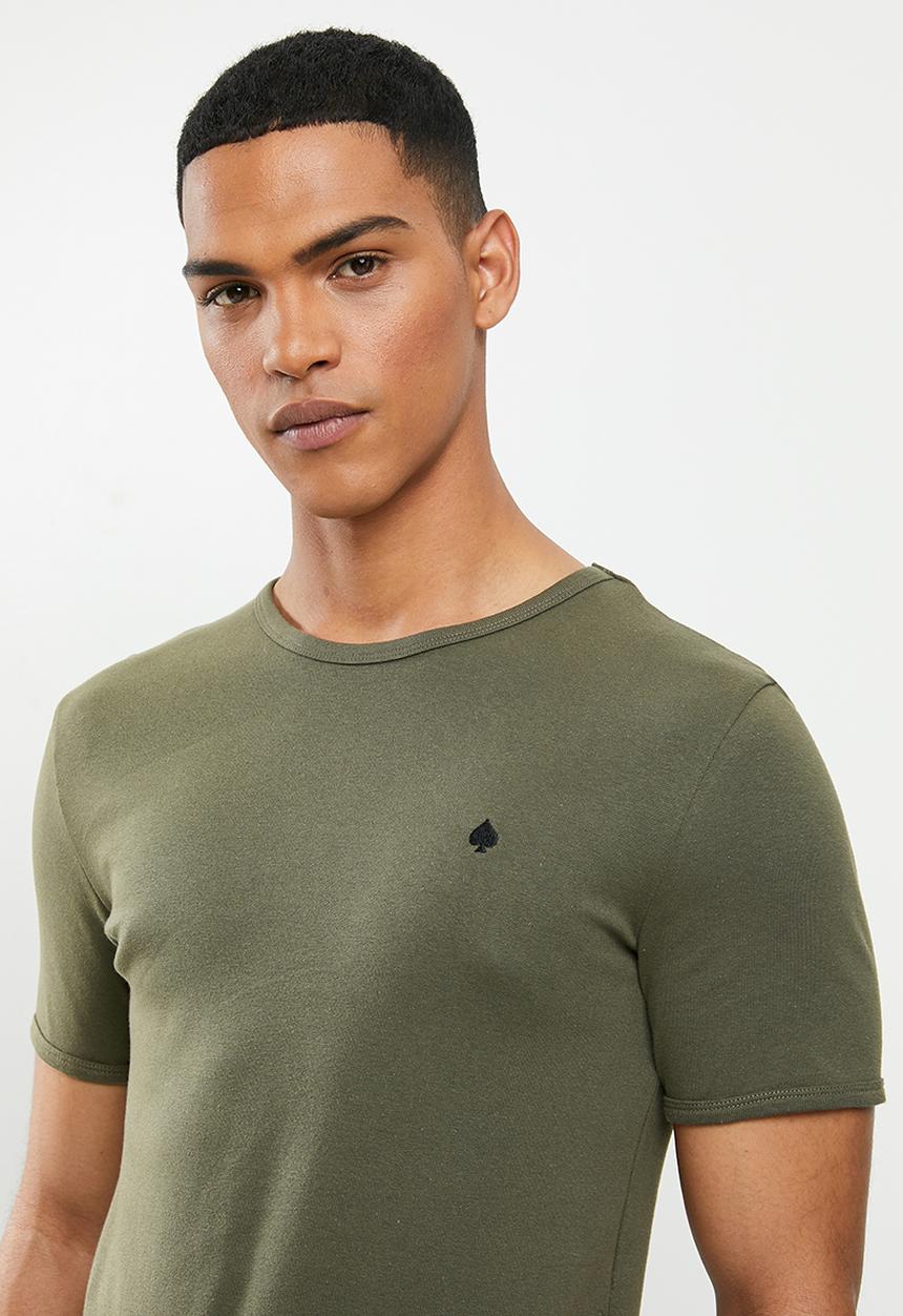 STYLE REPUBLIC - Ace crew neck tee - olive