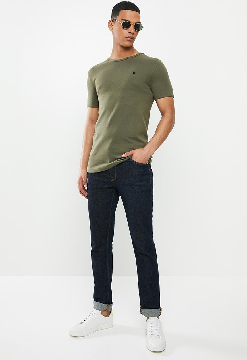 STYLE REPUBLIC - Ace crew neck tee - olive
