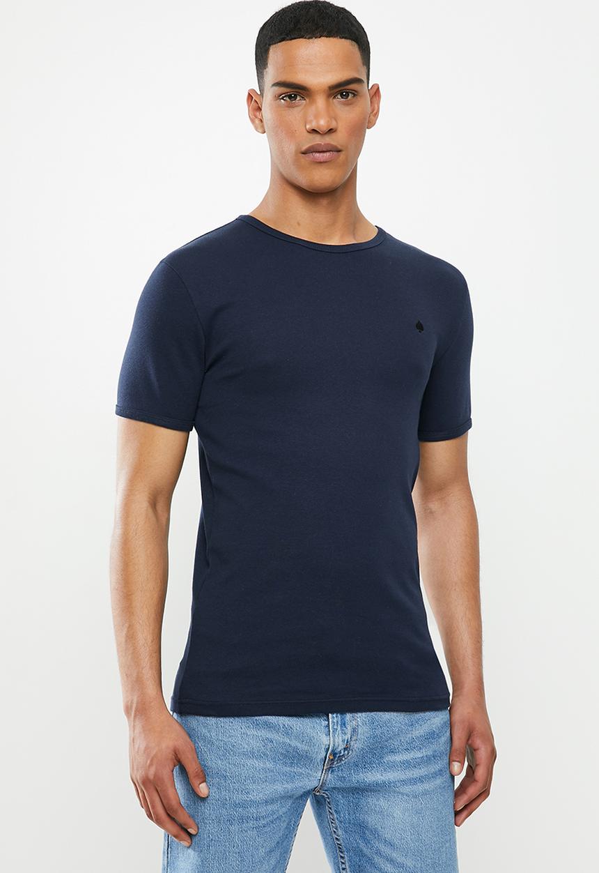 STYLE REPUBLIC - Ace crew neck tee - navy