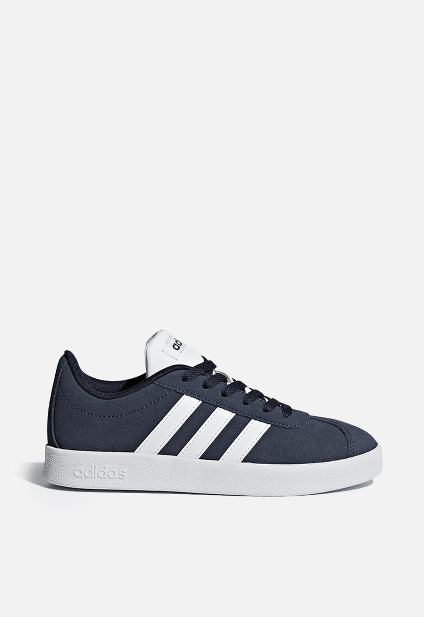 adidas Performance - Vl court 2.0 k sneakers - blue & white