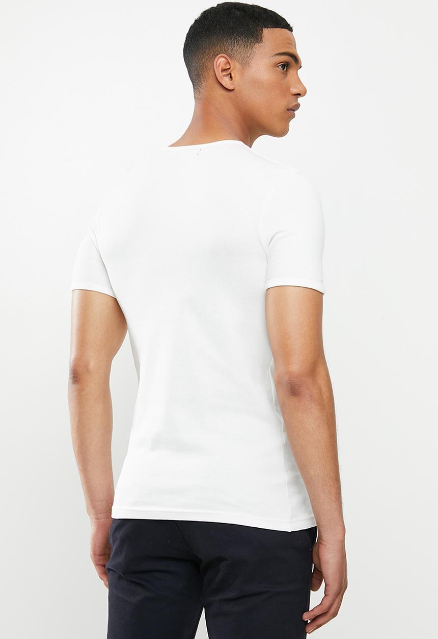STYLE REPUBLIC - Ace crew neck tee - winter white