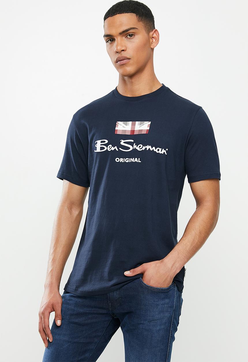 Ben Sherman - Chest print tee - navy
