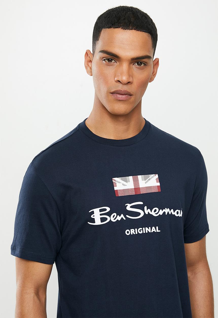 Ben Sherman - Chest print tee - navy