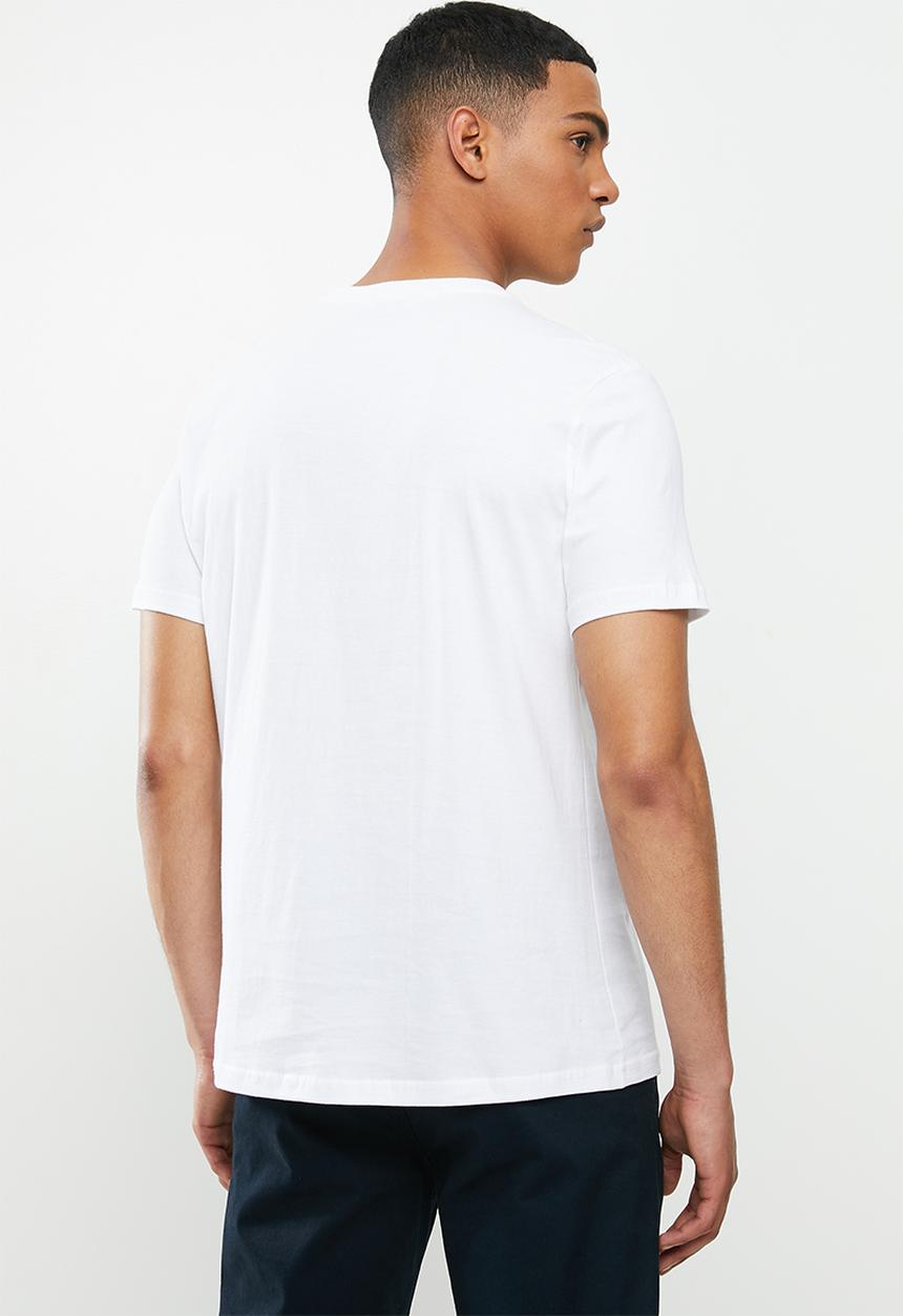 Ben Sherman - Chest print tee - white
