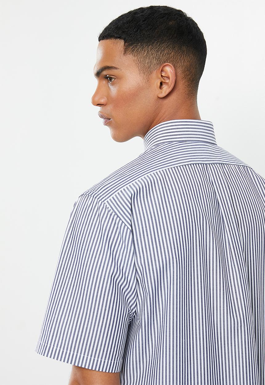 Pringle of Scotland - Daxton short sleeve shirt - navy