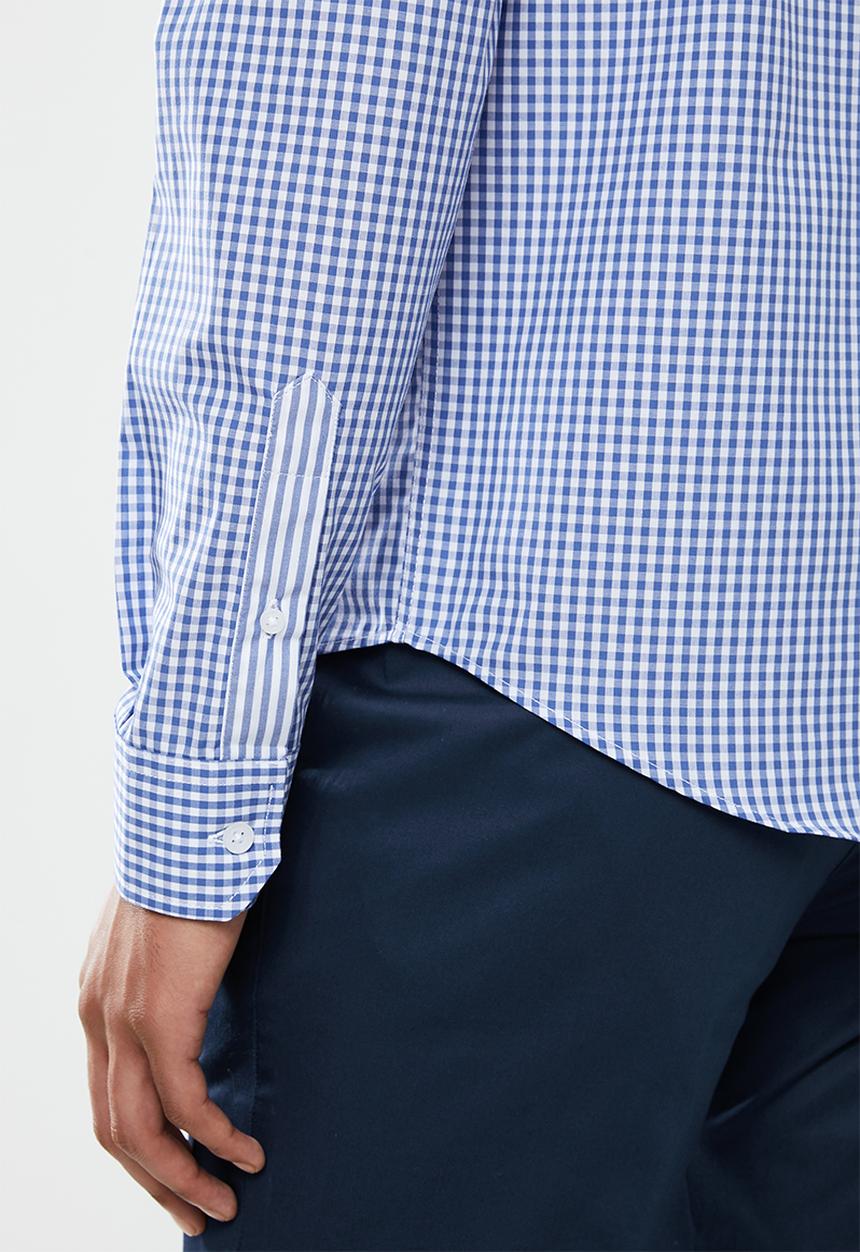 Pringle of Scotland - Devin long sleeve styled shirt - blue