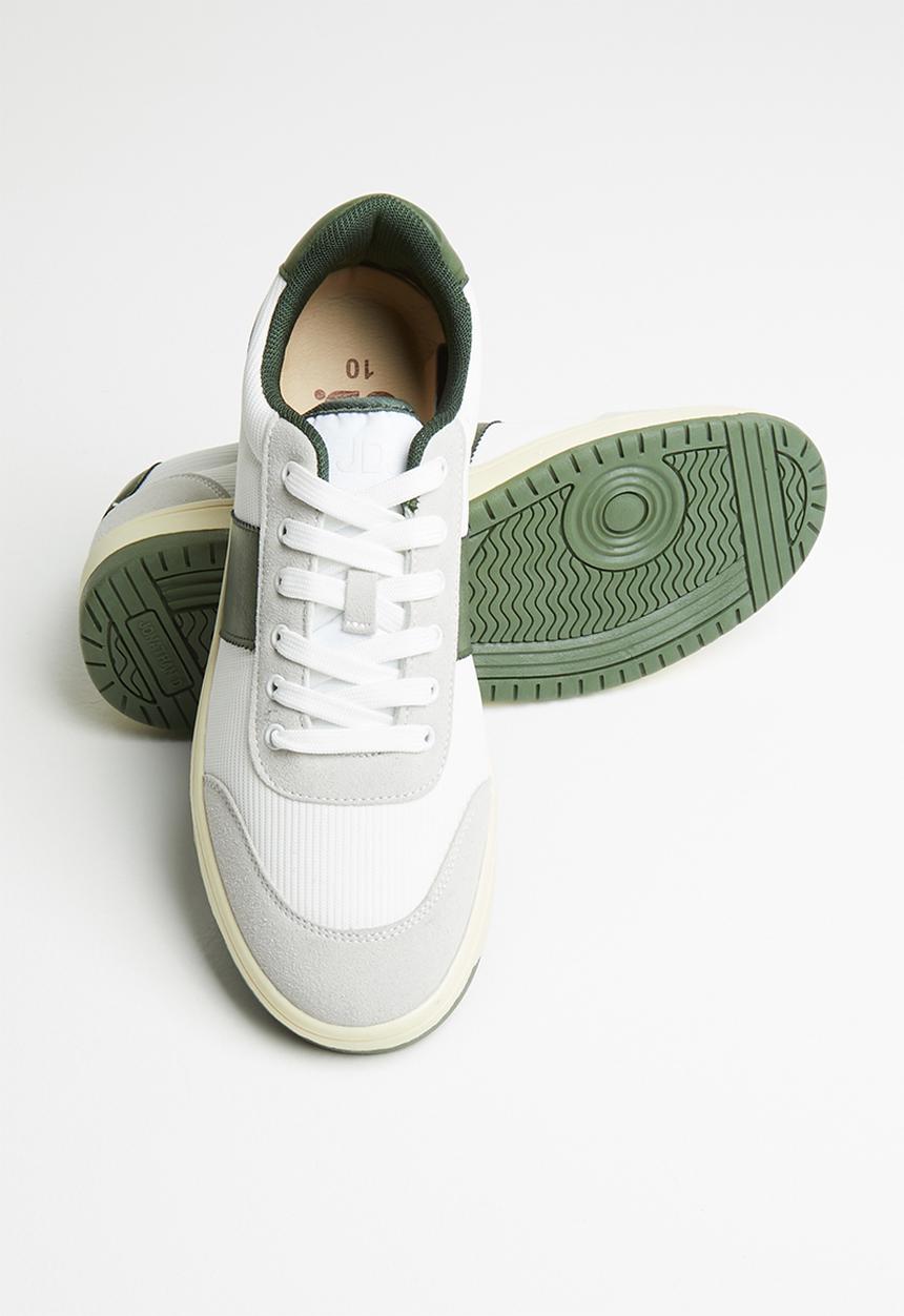 Jonathan D - J40 low sneaker - white & green