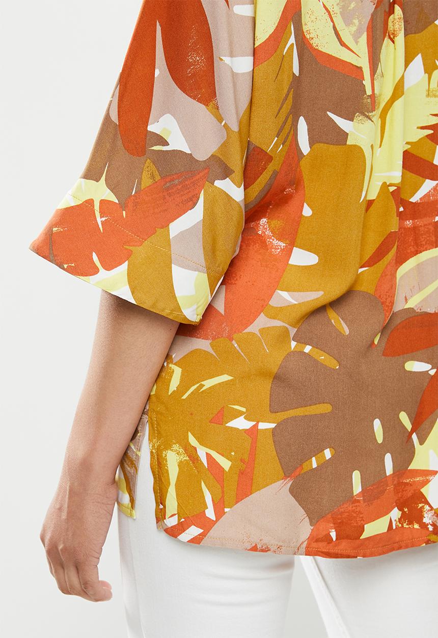 edit - Boxy shirt - orange 