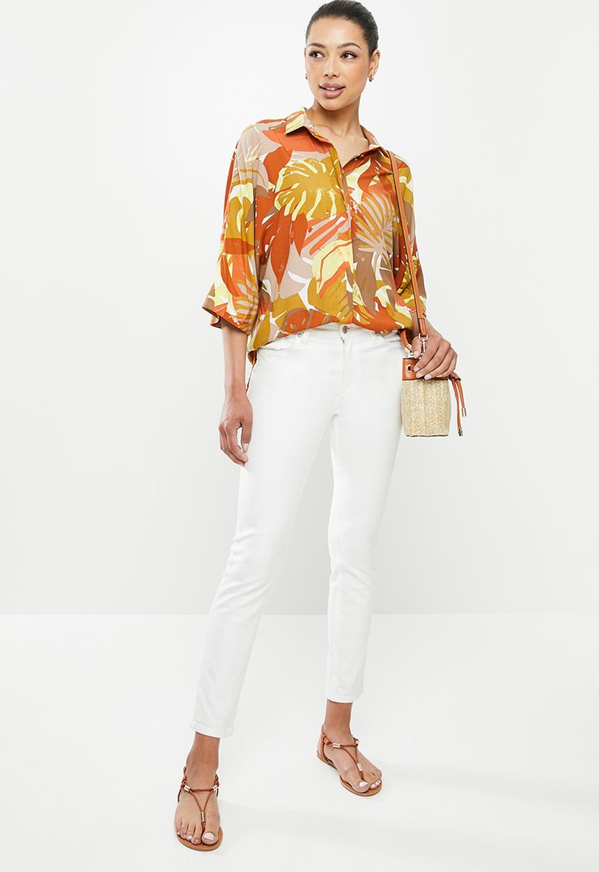 edit - Boxy shirt - orange 