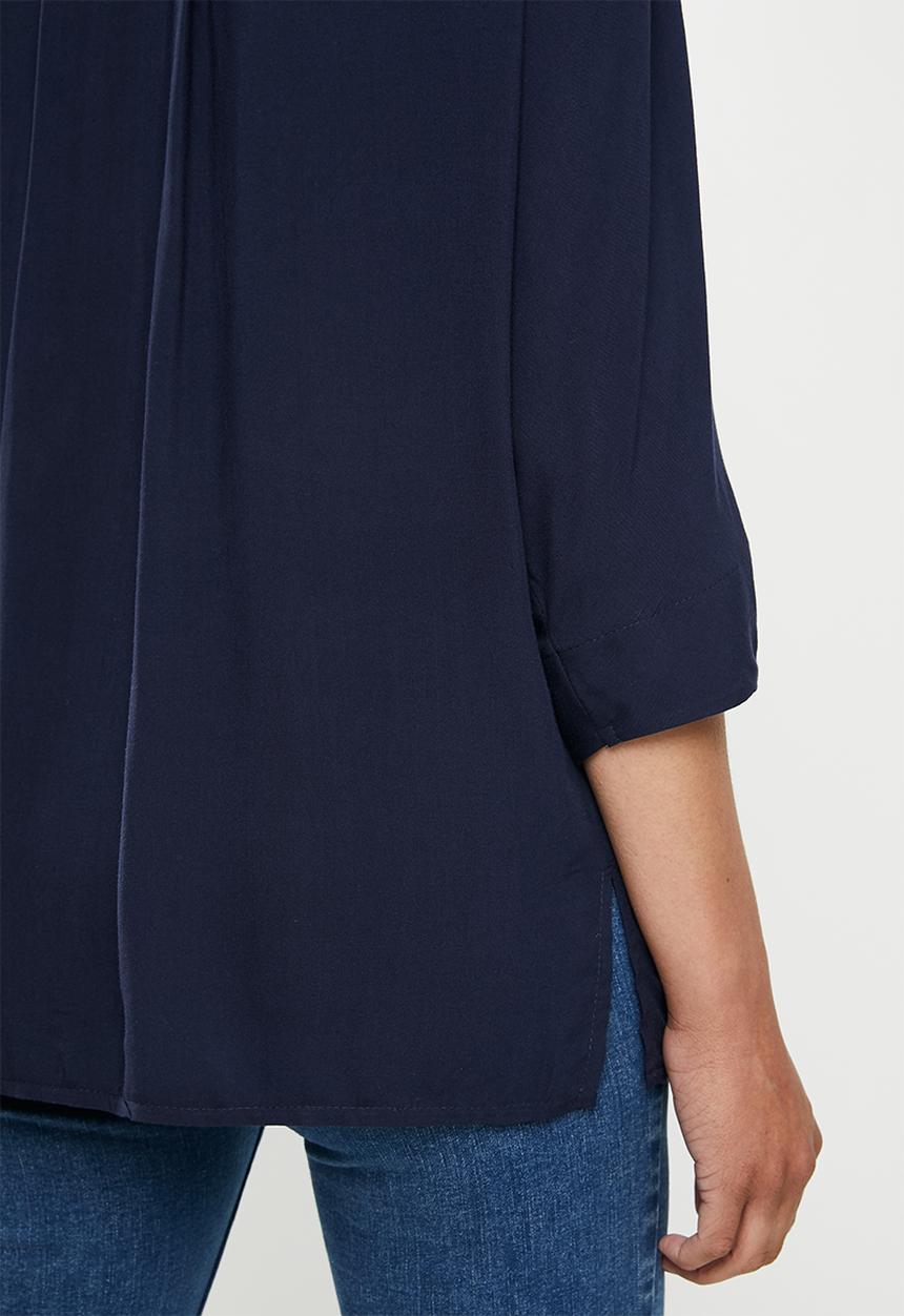 edit - Boxy shirt - navy