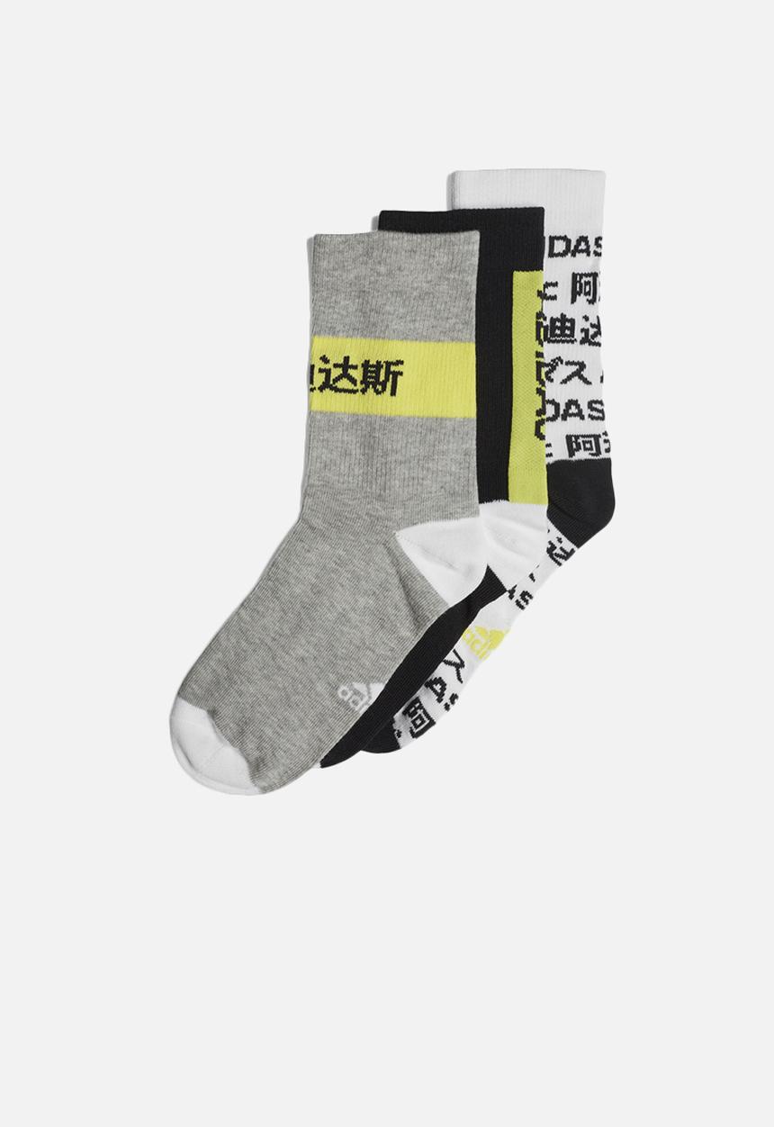 adidas Originals - Crew 3 pack socks - multi