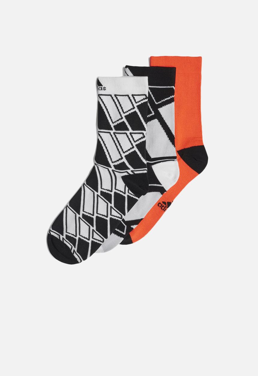adidas Originals - Crew 3 pack socks - multi