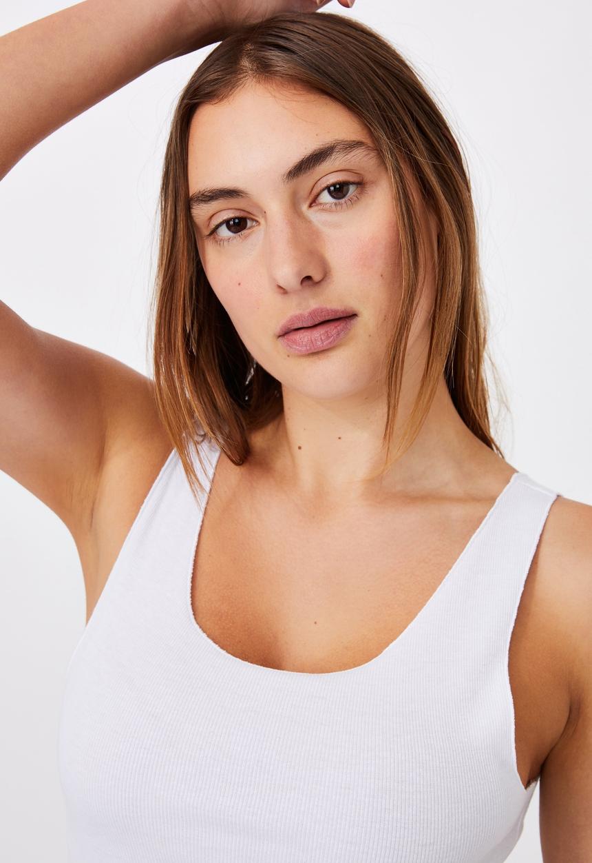 Cotton On - Kerr tank top - white