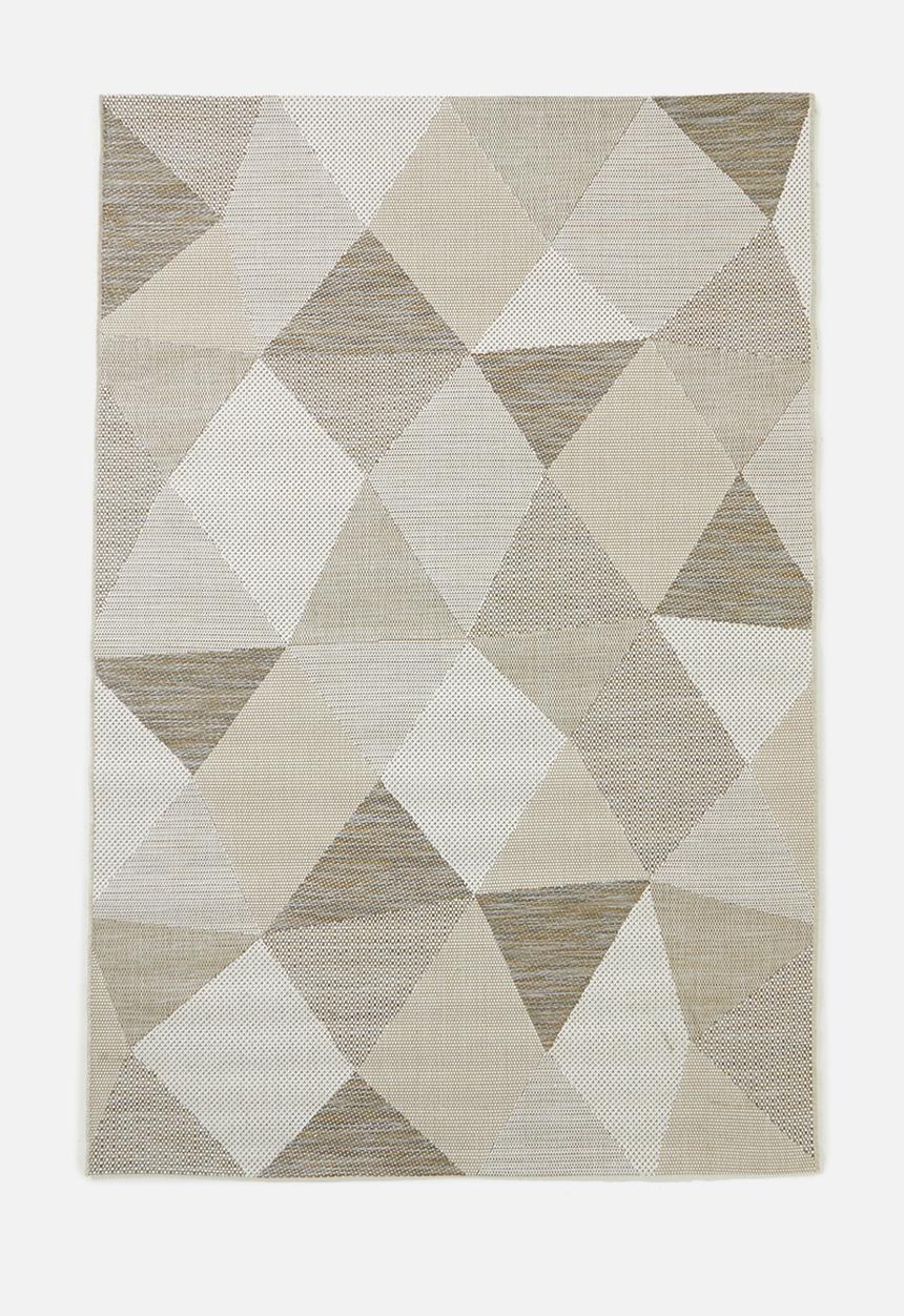 Hertex Haus - Prisms outdoor rug - clam
