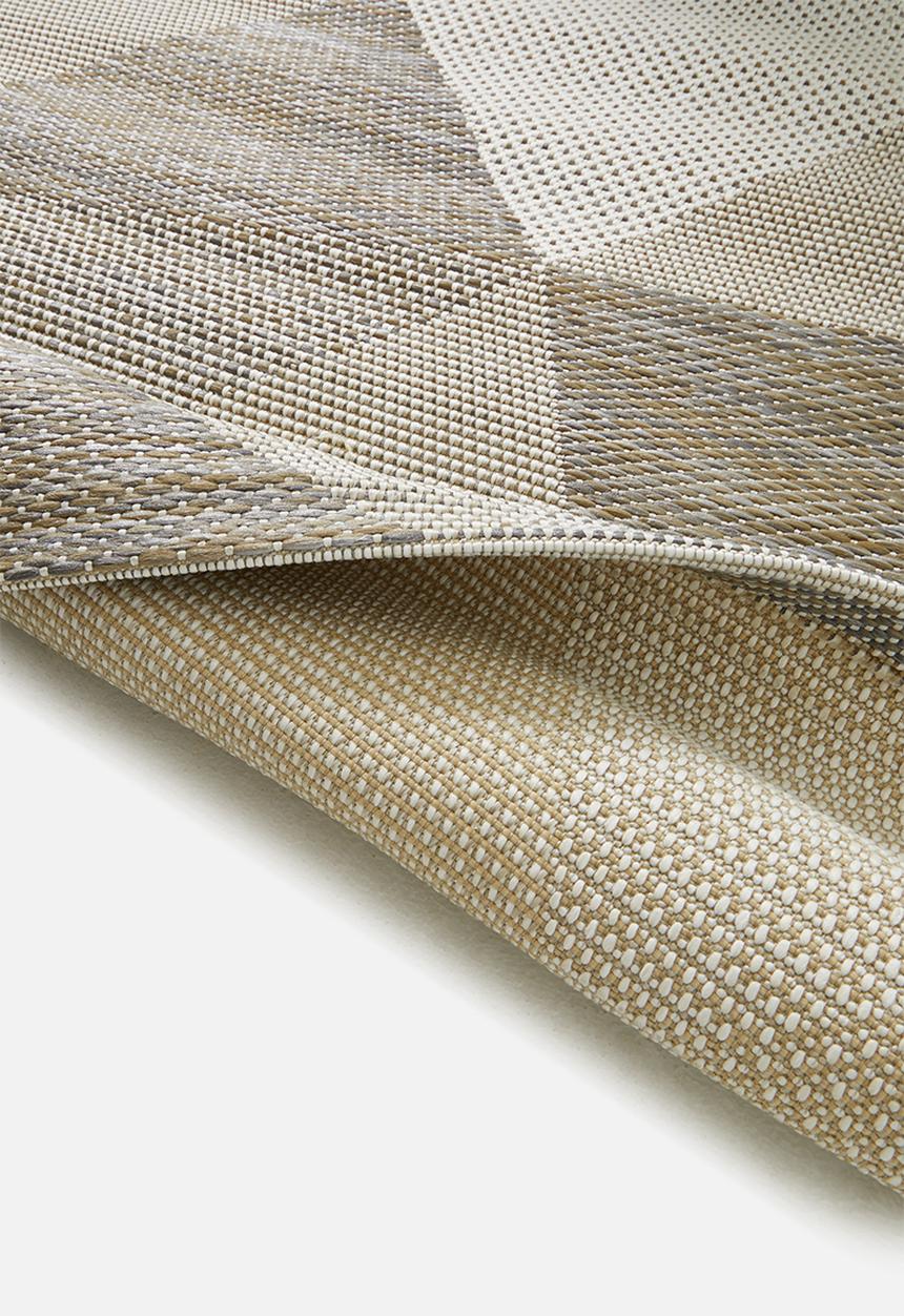 Hertex Haus - Prisms outdoor rug - clam
