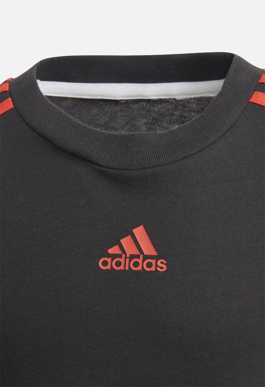 adidas Performance - Boys bold tee - black & red