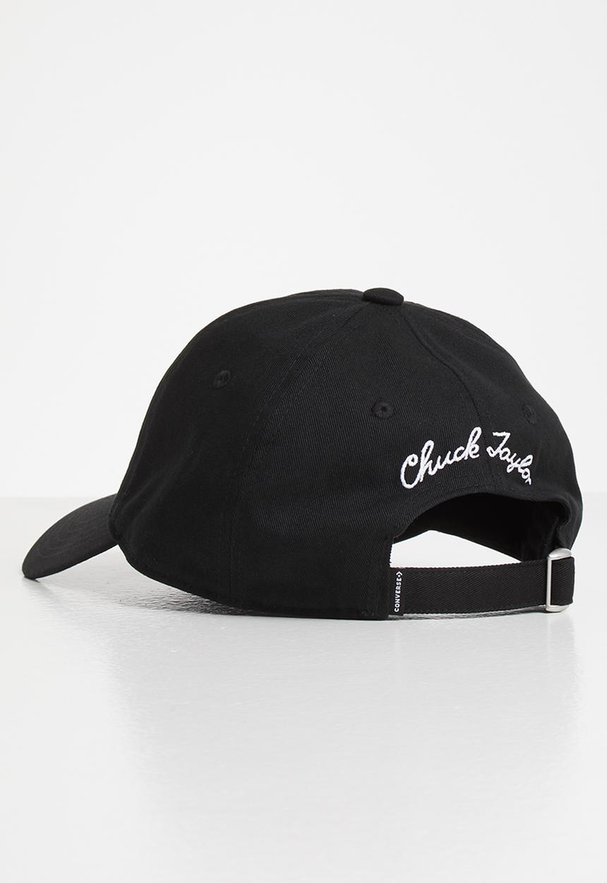 Converse - Ct sneaker patch baseball hat - black