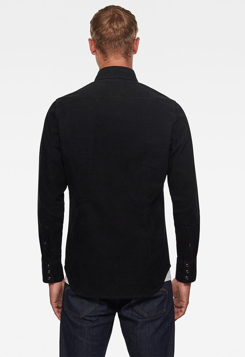 G-STAR - 3301 Slim long sleeve shirt - black