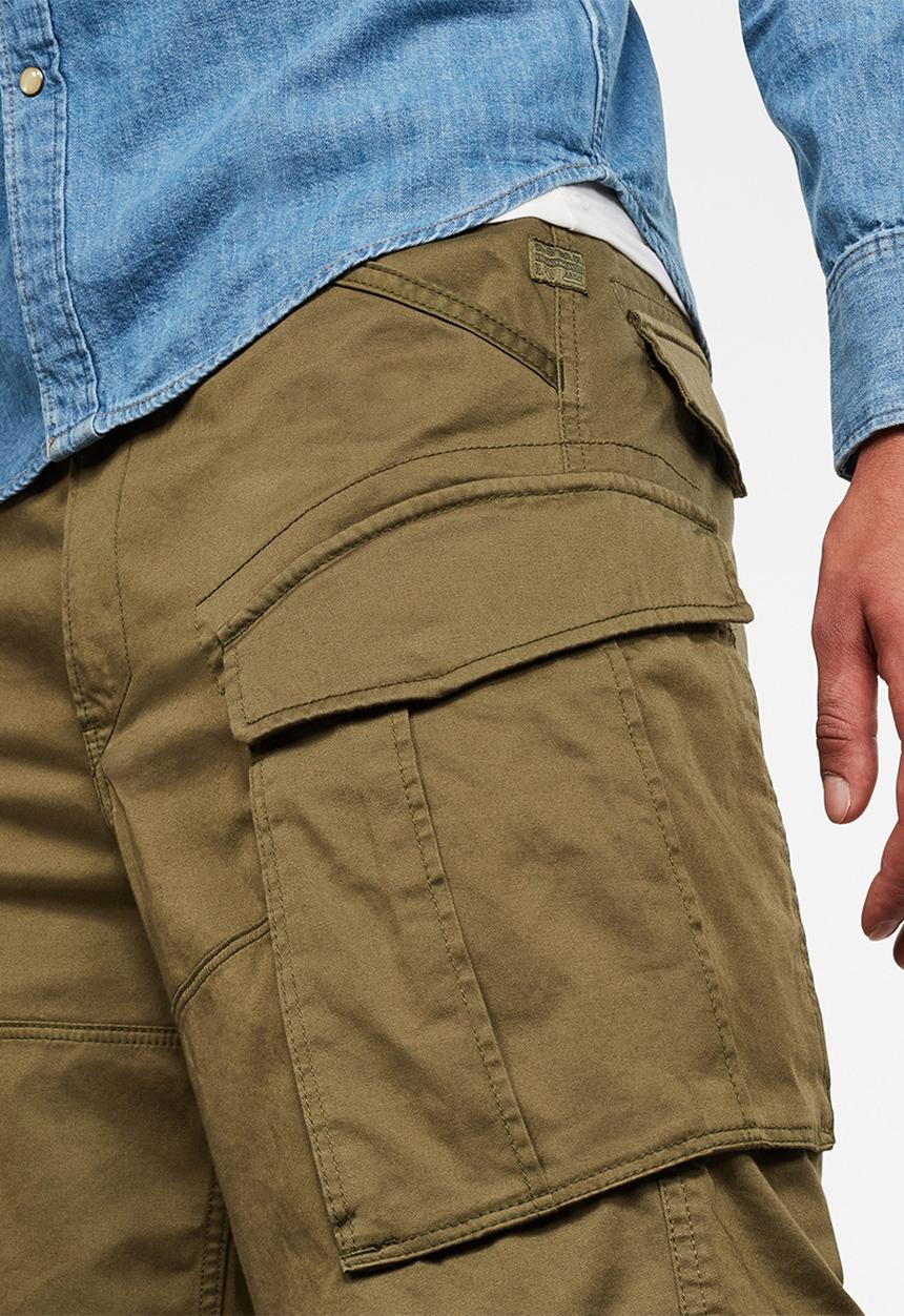 G-STAR - Cargo loose 1\2 shorts - sage
