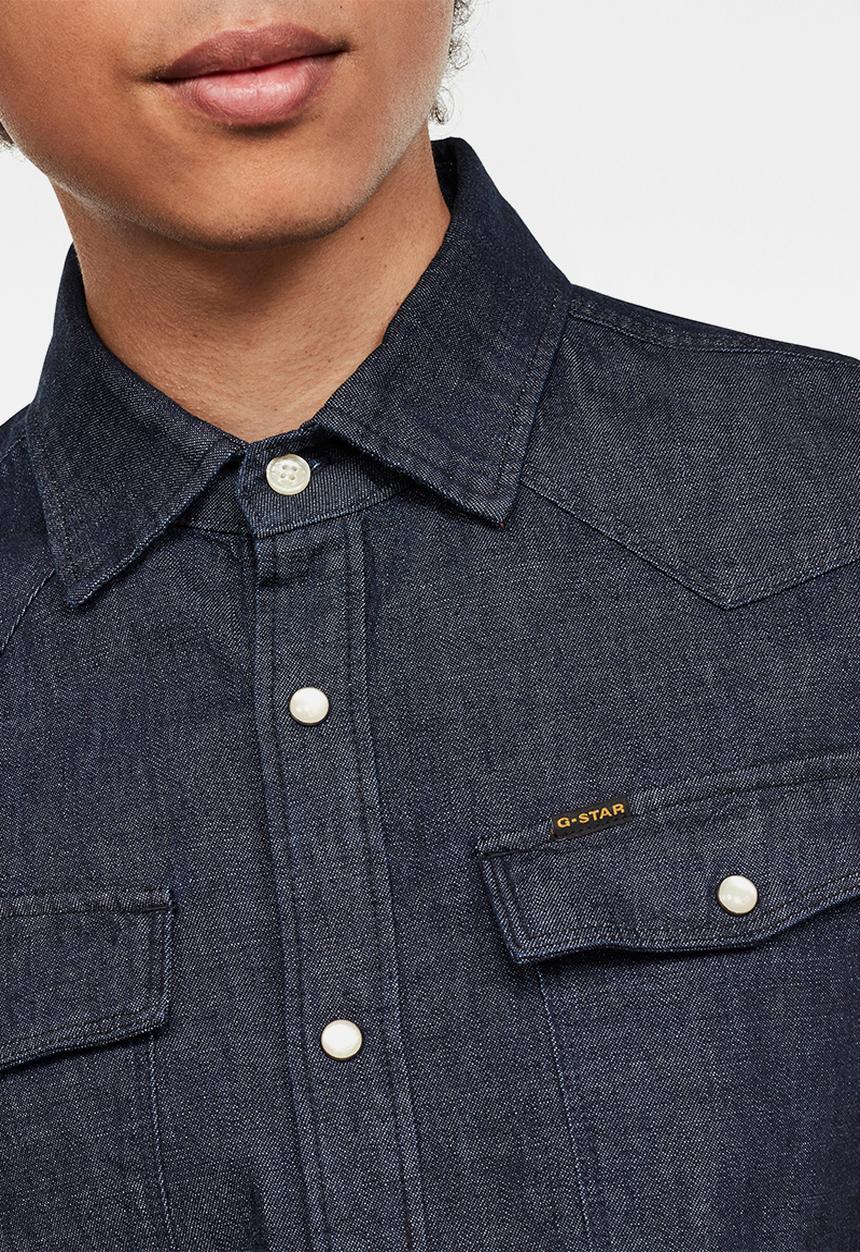 G-STAR - Denim slim shirt - blue