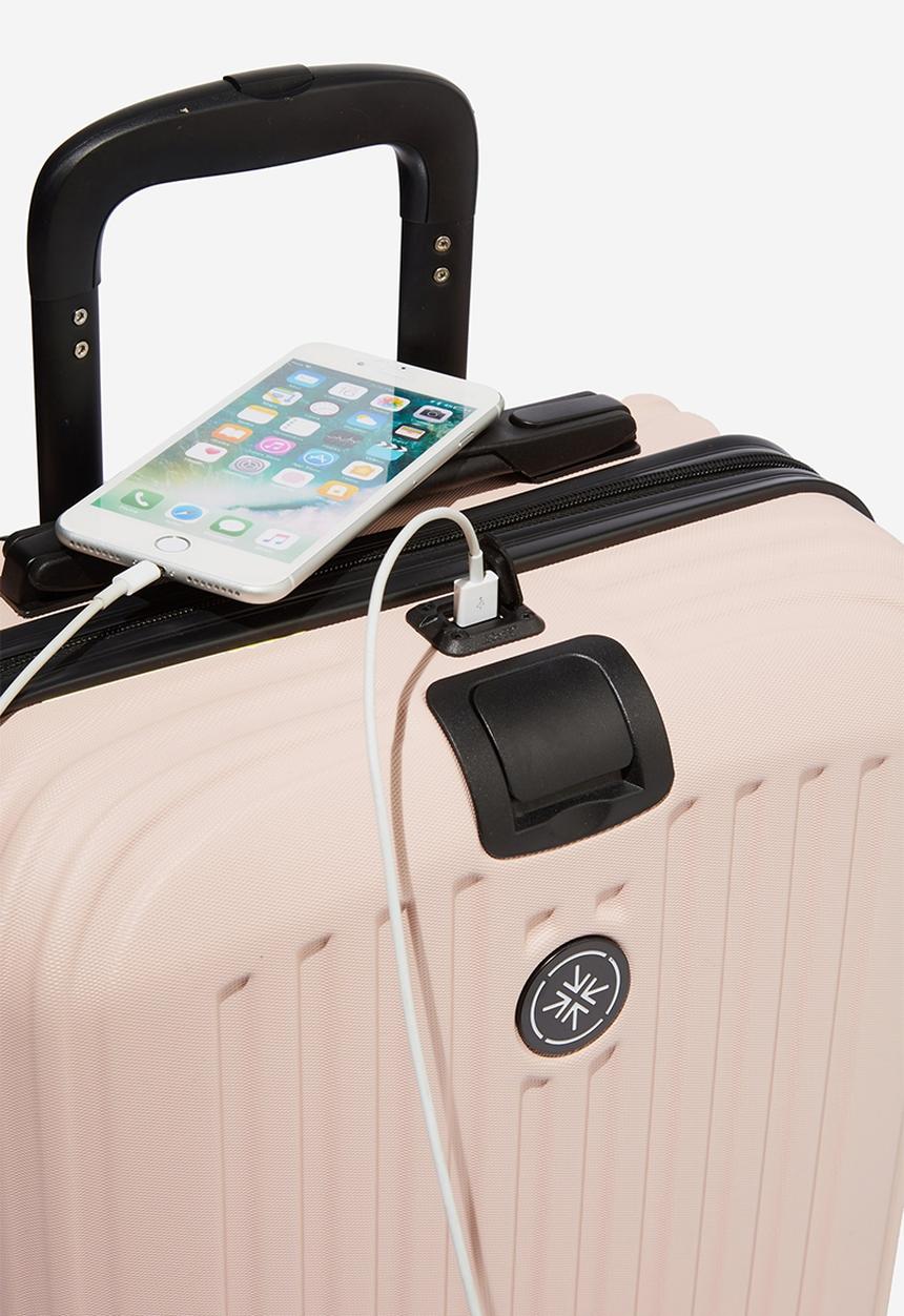 Typo - Sml 19inch hard suitcase - blush