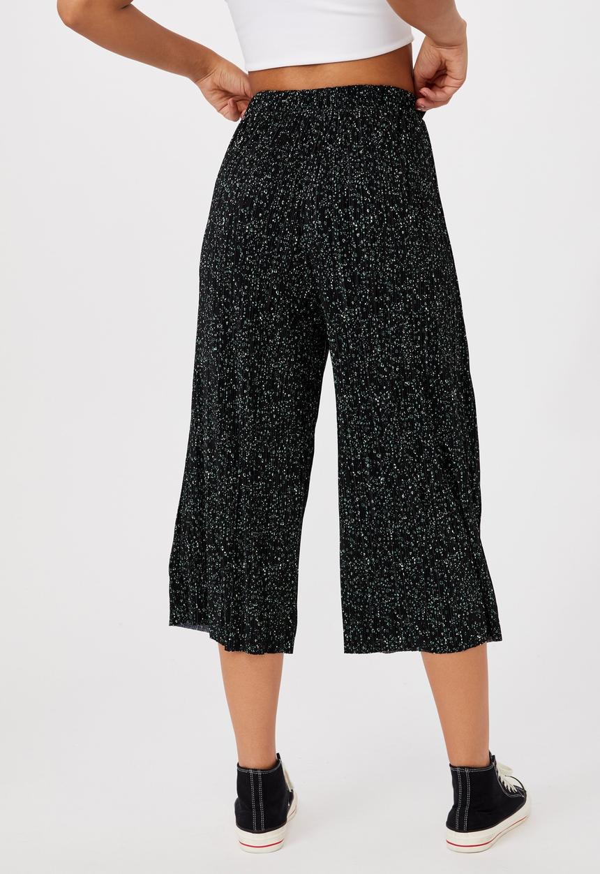 Cotton On - Poppy pleated pant - nancy confetti black