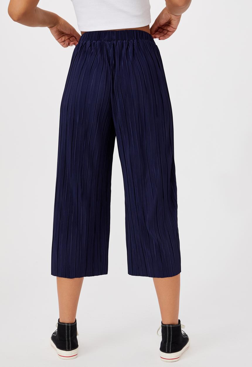 Cotton On - Poppy pleated pant - peacoat