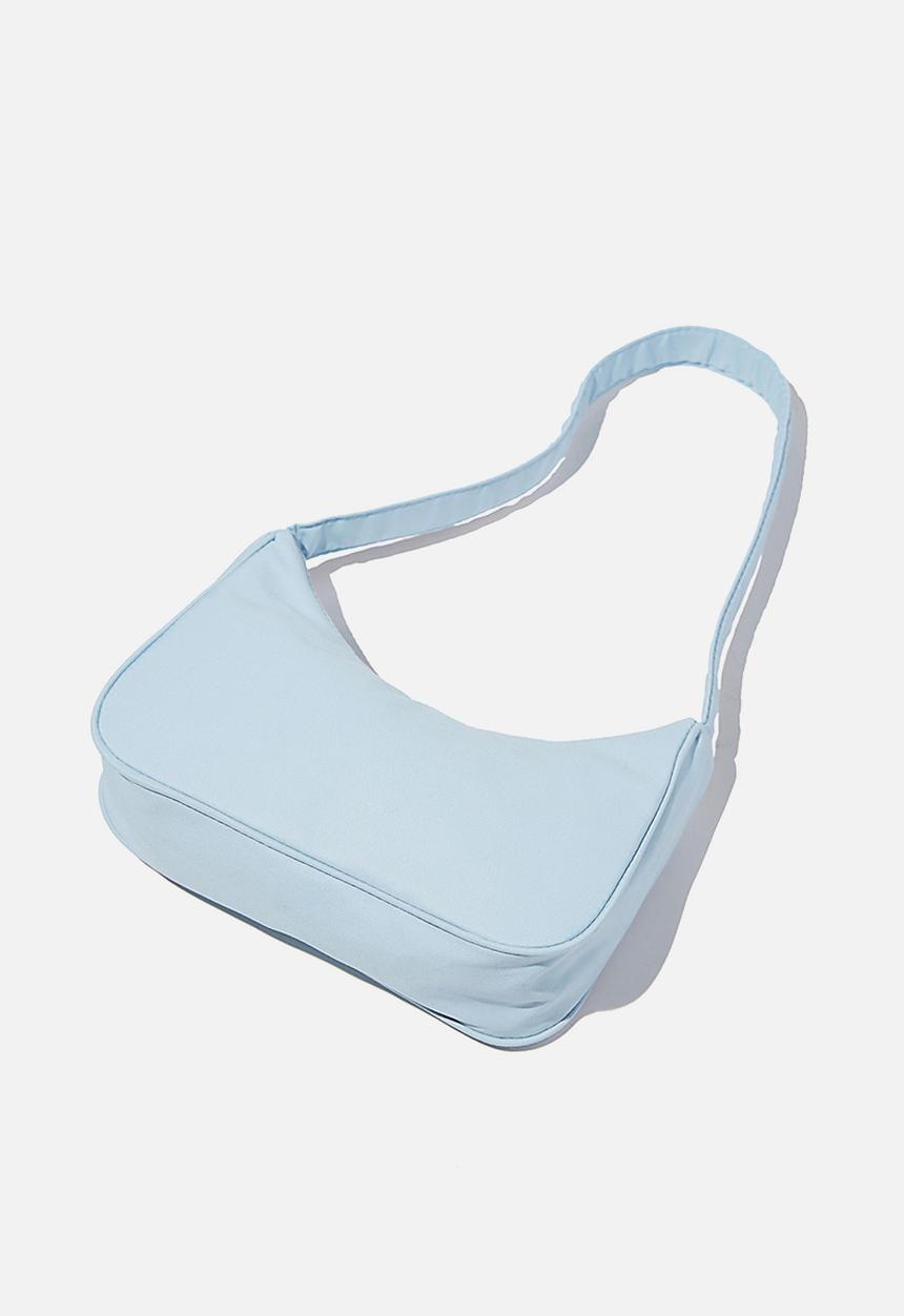 Rubi - Nylon underarm bag - pale blue
