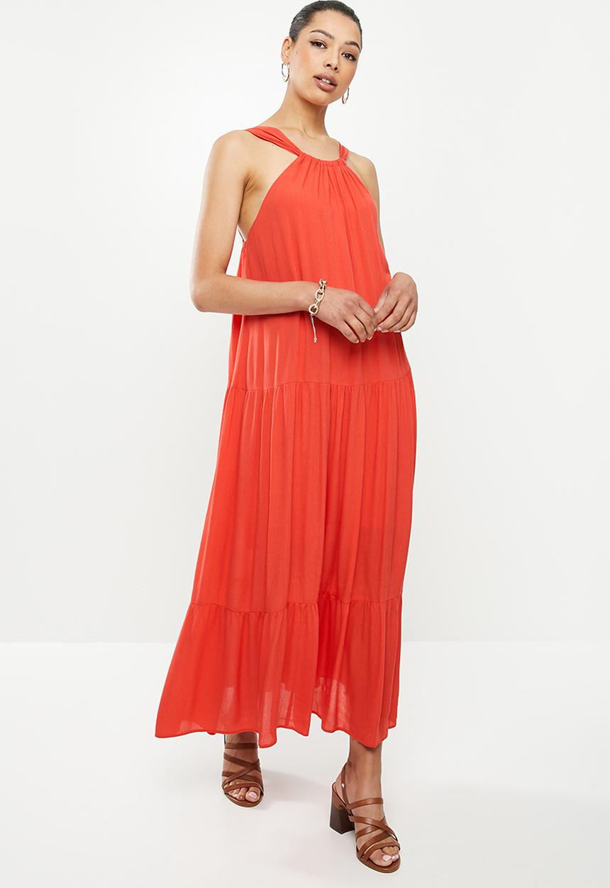 MILLA - Trapeze maxi dress - burnt orange