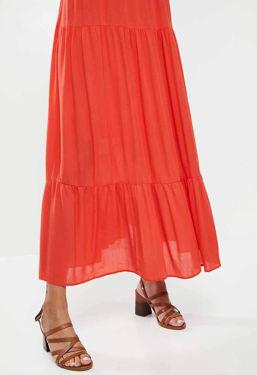 MILLA - Trapeze maxi dress - burnt orange