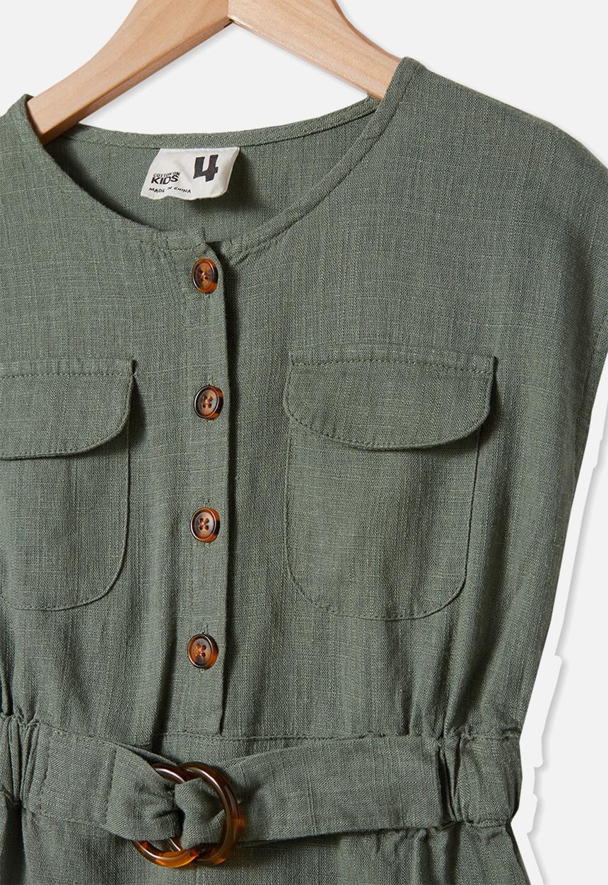 Cotton On - Remi playsuit - swag green