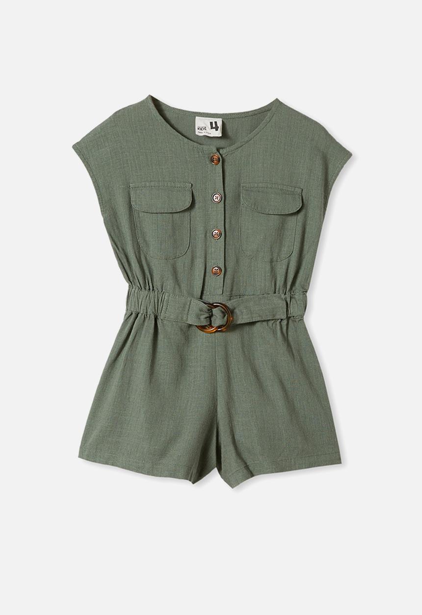 Cotton On - Remi playsuit - swag green