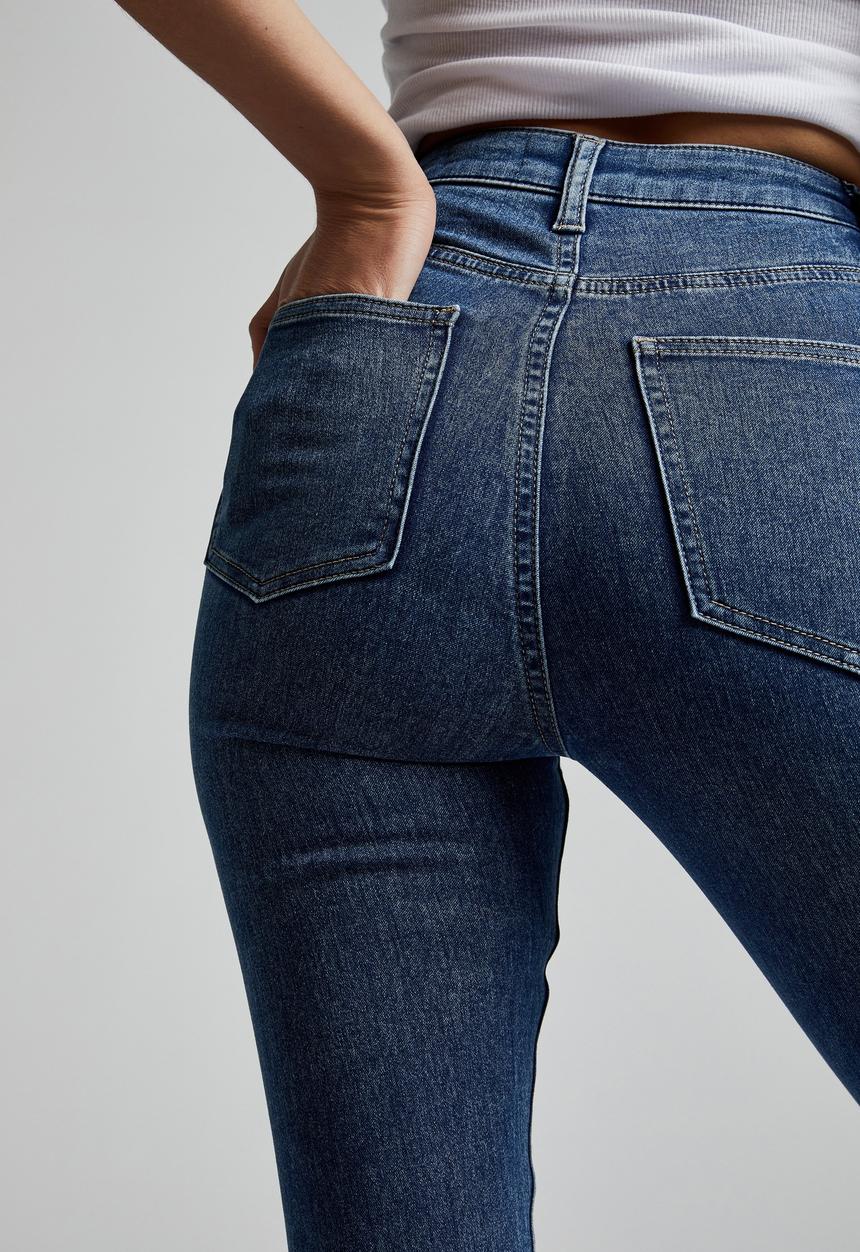 Cotton On - Ultra high super stretch jean - coogee blue pockets