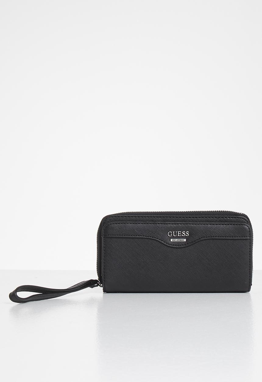 GUESS - Modesto slg multi zip w wrislt - black