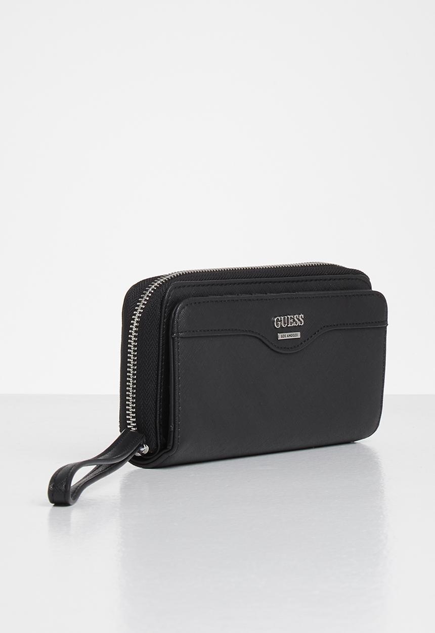 GUESS - Modesto slg multi zip w wrislt - black