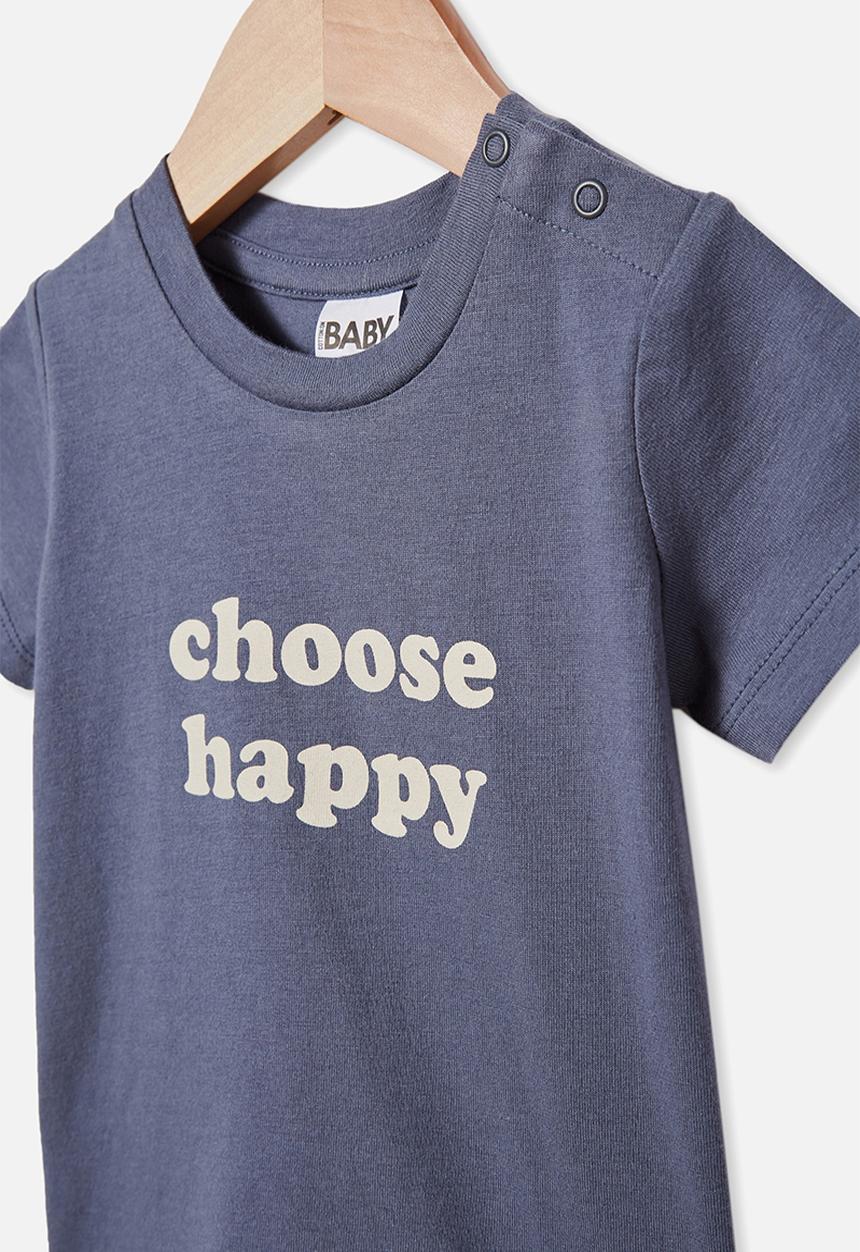 Cotton On - Jamie short sleeve tee - navy