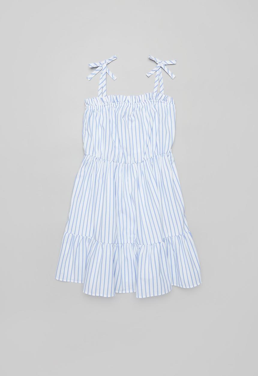 Superbalist Kids - A-line summer dress - blue & white 