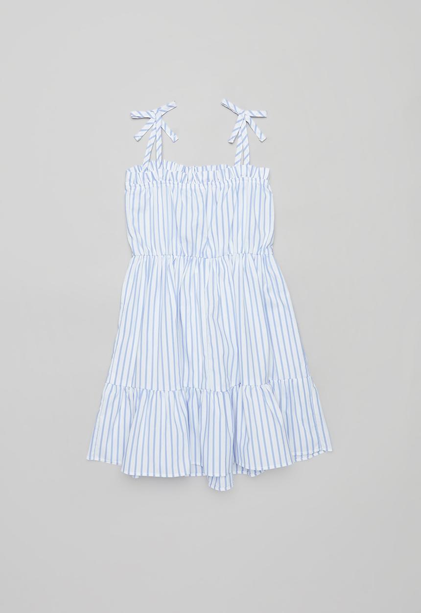 Superbalist Kids - A-line summer dress - blue & white 